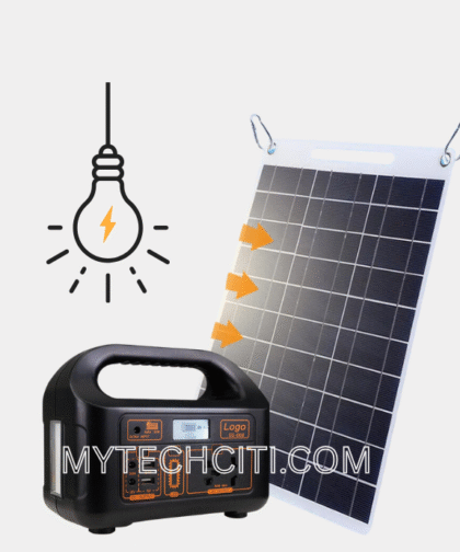 150W Solar Generator with 30W Solar Panel + 1 FREE bulb