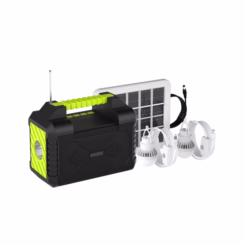 Solar Blue Tooth Speaker FM Radio Power Bank with Solar Panel and Lighting system - Image 5